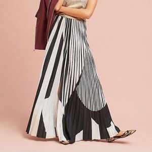 Anthro Geisha Designs Pleated Wide Leg Pants